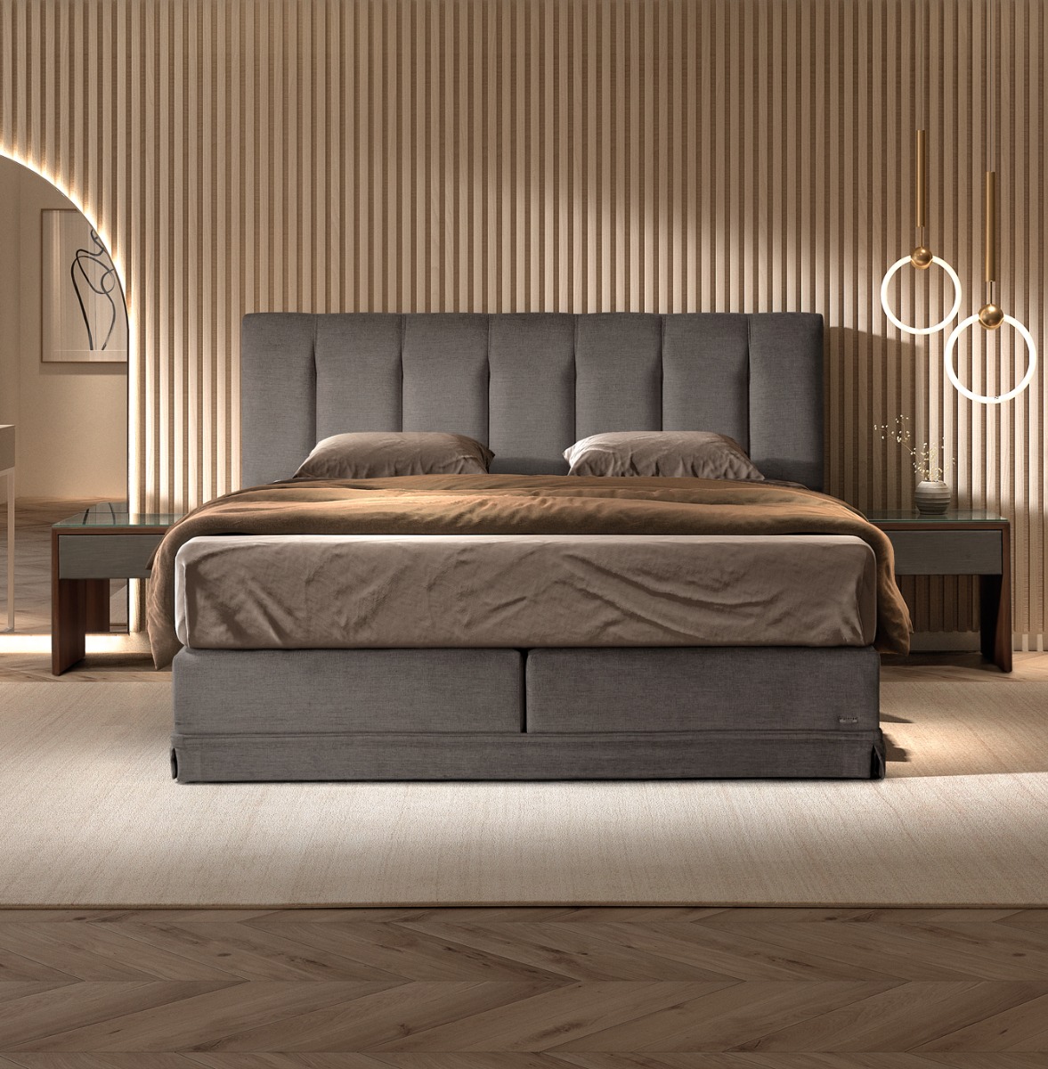Boxspringset BS4 Roosevelt - Vlak