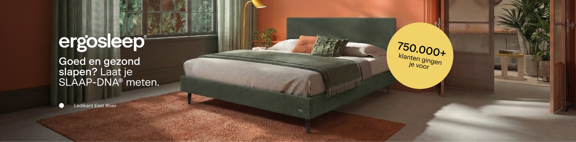 Goed en gezond slapen? Laat je SLAAP-DNA meten bij een Ergosleep-verkooppunt.