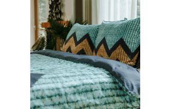 Kayori Imani - Dekbedovertrek - Satijn - Blauw