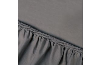 Kayori Edo - Splittopper HSL - Katoensatijn - 160x200-210 - Antracite