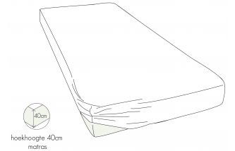 Kayori Shizu Hoeslaken stretch - Jersey - Wit