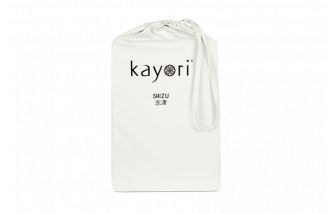Kayori Shizu Split Topper hoeslaken Perkal - Offwhite