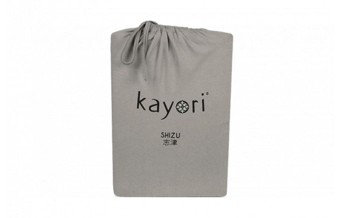 Kayori Shizu hoeslaken stretch - Jersey - Taupe