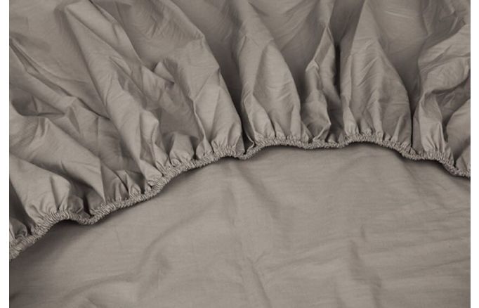 Kayori Shizu hoeslaken stretch - Jersey - Taupe