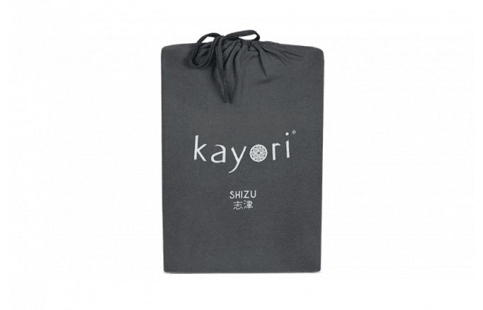 Kayori Shizu Topper hoeslaken stretch - Jersey - Antraciet