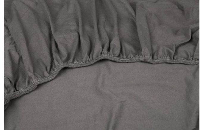 Kayori Shizu Topper hoeslaken stretch - Jersey - Antraciet