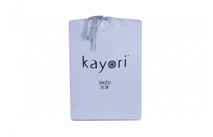 Kayori Shizu Topper hoeslaken stretch - Jersey - Blauw