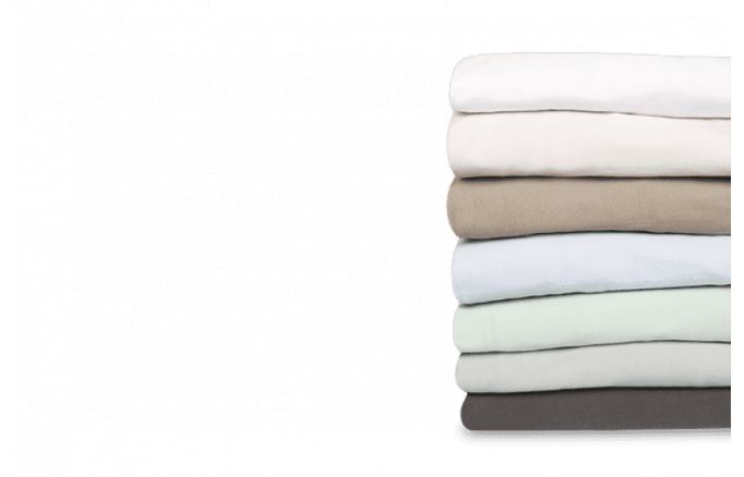 Kayori Shizu Topper hoeslaken stretch - Jersey - Blauw