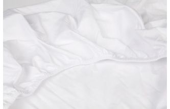 Kayori Shizu Split Topper Hoeslaken stretch - Jersey - Wit