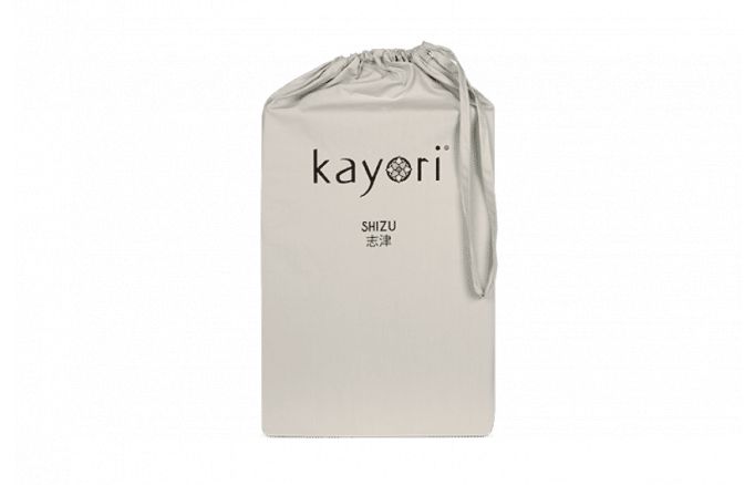 Kayori Shizu Topper hoeslaken Perkal - Zand