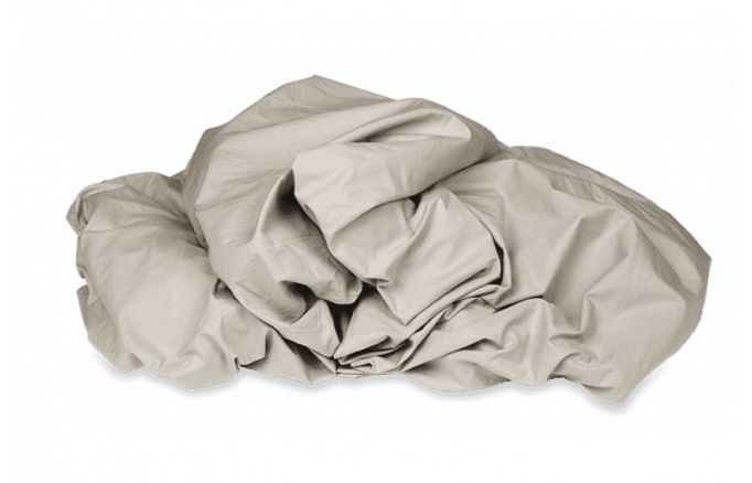 Kayori Shizu Topper hoeslaken Perkal - Zand