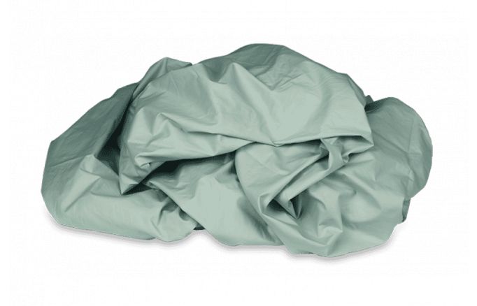 Kayori Shizu Topper hoeslaken Perkal - Groen