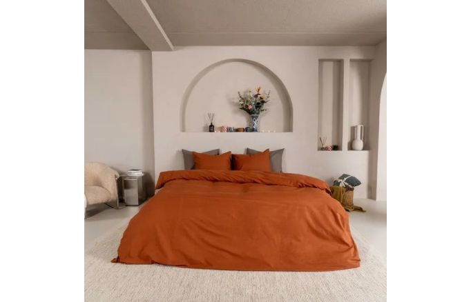 Kayori Kai - DBO - 140 x 200-220 cm - Caramel - Katoen