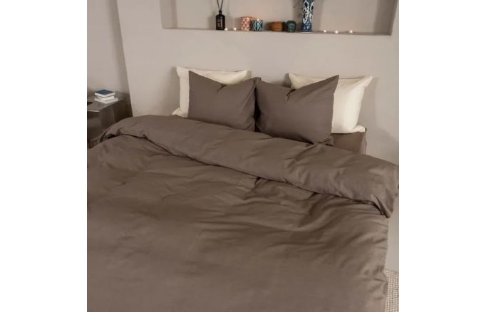 Kayori Kai - DBO - 200 x 200-220 cm - Taupe - Katoen