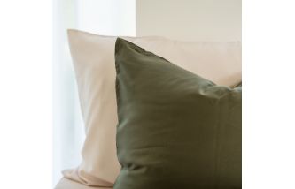Kayori Daiki - Kussensloop - Katoen - Donkergroen