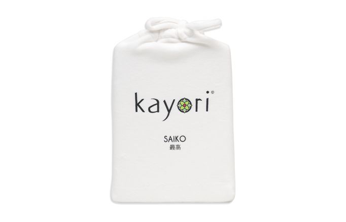 Kayori Saiko - Kussensloop - Jersey - Wit