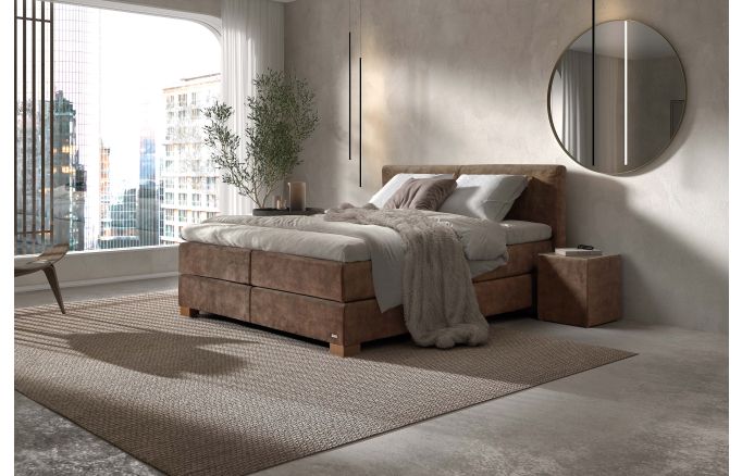 Boxspringset BS4 Manhattan - Vlak
