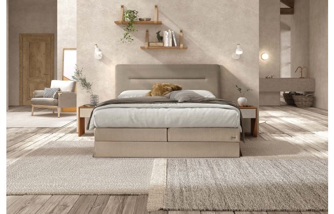 Boxspringset BS1 High Line - Vlak